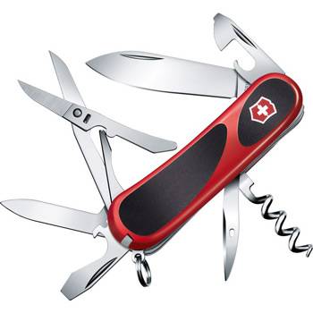 Нож Victorinox 2.3903.С EvoGrip 14 (85мм 14 функций, красный с чёрными вставками)